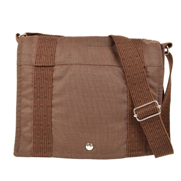 Hermes Brown Toile H Ale Line Basas PM Messenger Bag - Picture 1 of 7